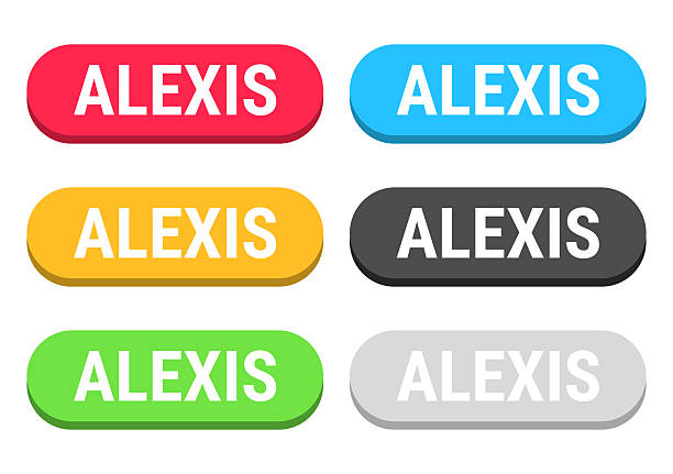 Alexis Buttons Functions 10+ Alexis Name Stock Illustrations, Royalty-Free Vector Graphics ...