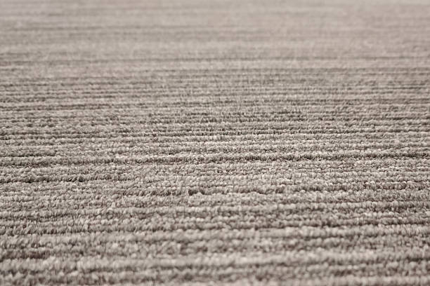 istock A close-up of a textured, gray carpet with diagonal woven patterns. 2216626933