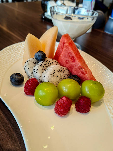 istock Fruit Platter. Platter of fresh fruit 2216629465