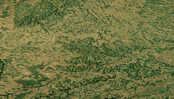 istock Stuttgart Baden-Wurttemberg Satellite Landscape View 3D Render Color 2216629621