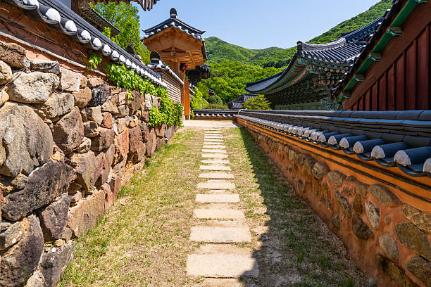 istock footpath in the Buddhist temple 2216636238