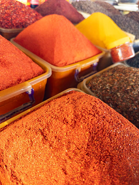 istock Colorful Ground Spices at Local Market 2216636894