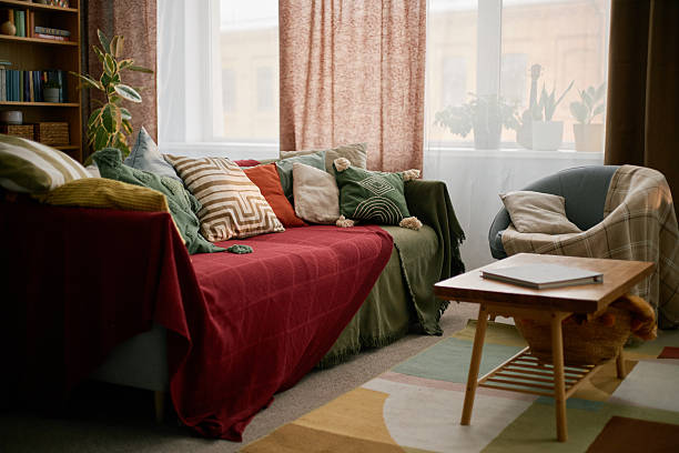 istock Cozy Living Room with Couch and Table 2216640641