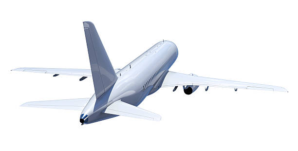 istock White passenger airplane flying in the sky 2216641963
