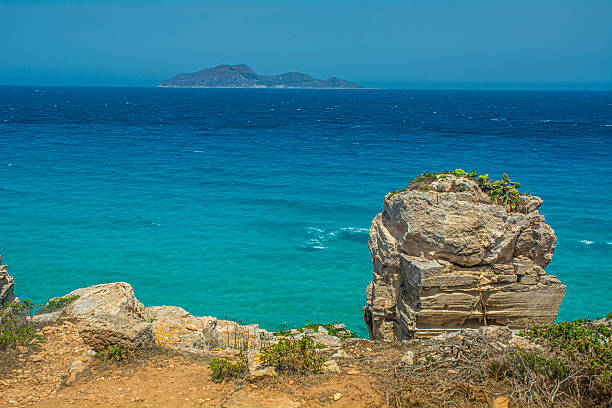 The building on Spinalonga Island, Crete, Greece