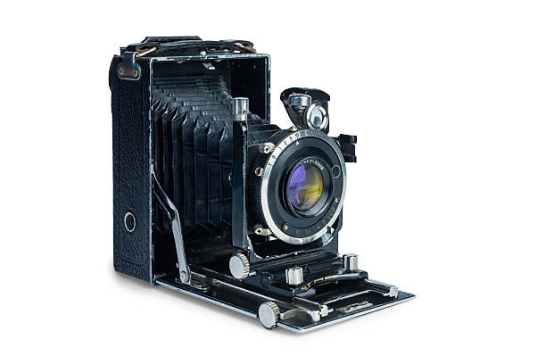 istock Classic vintage camera showcasing intricate design and craftsmanship isolated on white background 2216658327