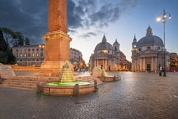 istock Piazza del Popolo in Rome, Italy 2216662136