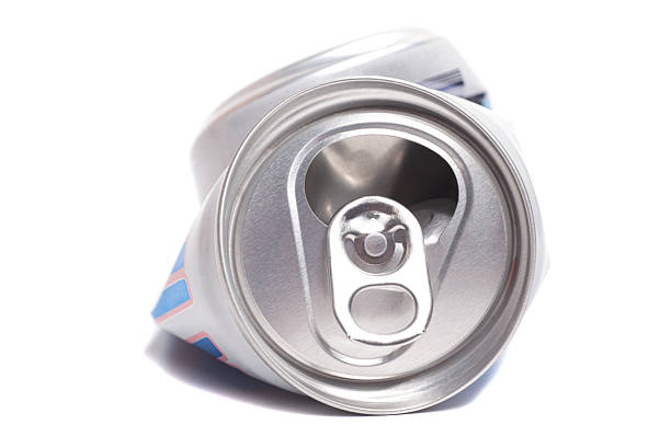 istock Empty crumpled can from energy drink or beer 2216664103