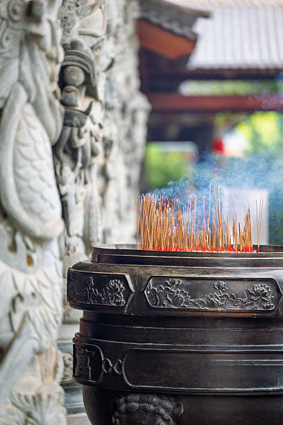 istock Incense Burner in a Temple 2216684288