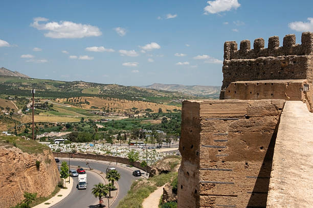 Ancient muslim cemetery near Fez, Morocco.
