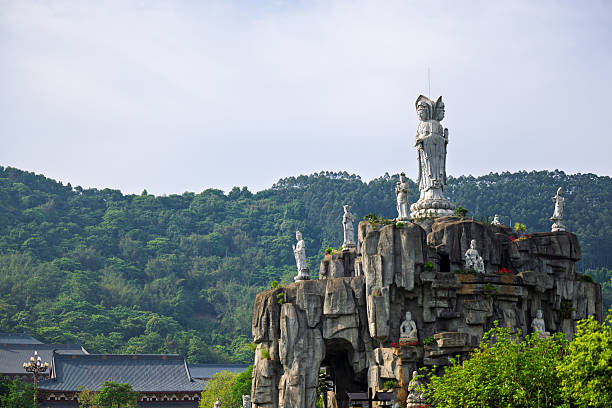 istock Grand Statue Architecture Amidst the Mountains 2216686199