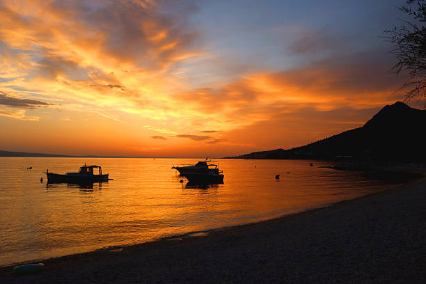 istock Sunset in Omis, Croatia 2216692084