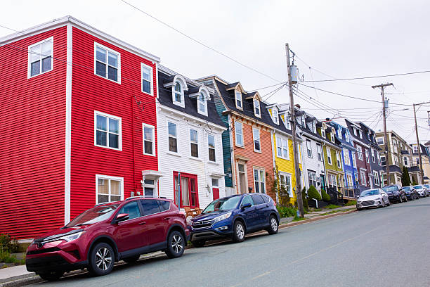 istock Brightly painted houses in St. John's, Newfoundland 2216695974