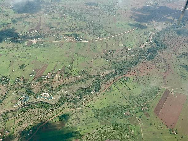 istock Tanzania - aeral view ( between Arusha and Stone town ) 2216696915