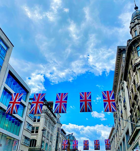 istock Oxford street Union Jack 2216705867