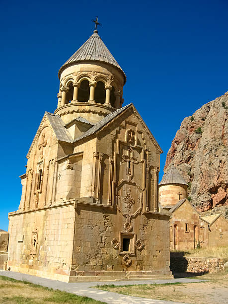 istock Ancient orthodox stone monastery in Armenia 2216709062