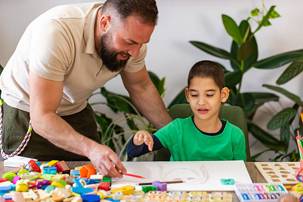 istock Autism Parenting Moment with Developmental Toys 2216727861