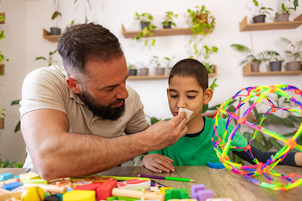 istock Parent-Child Interaction in Autism Therapy 2216728767