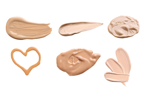 istock Collage of makeup tonal foundation on white background 2216731025
