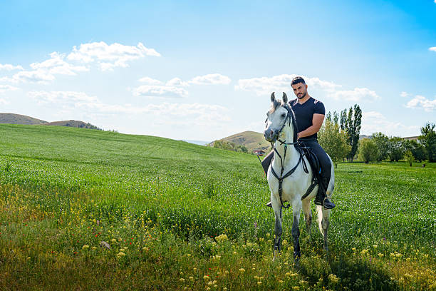 Cowgirl with her horse