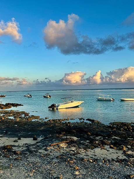 istock Peaceful Seascape at Sunset in Mauritius 2216754772