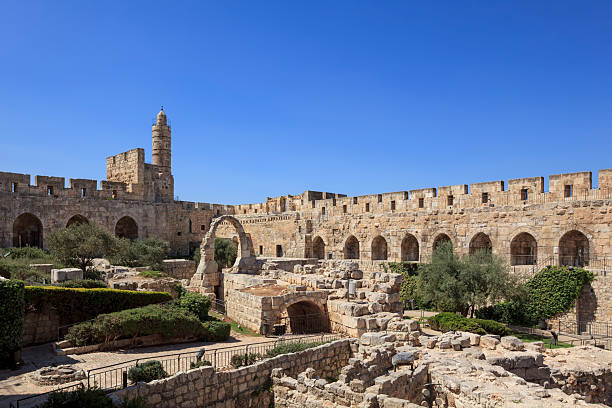 istock Courtyard of the Tower of David, Jerusalem 2216774997