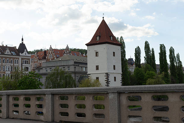 istock Historic Tower in Urban Landscape with Architectural Details 2216800073