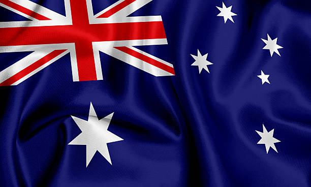 istock Flag of Australia waving background 2216801867