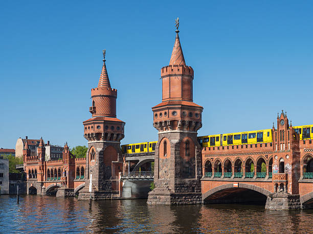 istock A yellow U-Bahn train crosses the Oberbaum Bridge in Berlin, Germany 2216802668