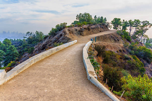 istock Scenic Pathway with Overlook in Griffith Park, Los Angeles 2216804783