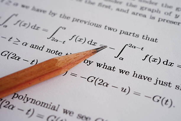 istock Pencil on mathematic formula exercise test paper in education school. 2216806482