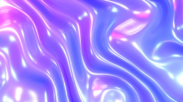istock Purple blue plastic shiny background, latex glossy metallic texture pattern wallpaper. 2216815678