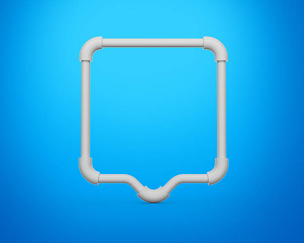 istock White PVC Pipes Connected By Five Elbow Joints Creates A Chat Box Speech Bubble Icon 3D Illustration 2216821497
