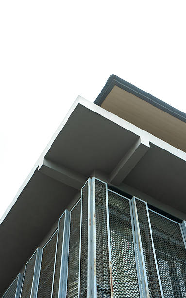 istock Modern minimalist architectural design of a building facade 2216834466