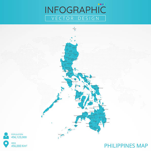 Philippines Map Political Highly Detailed Vector Map Green Country With Philippines Map Political Highly Detailed Vector Map Green Country With Cities And Regions 