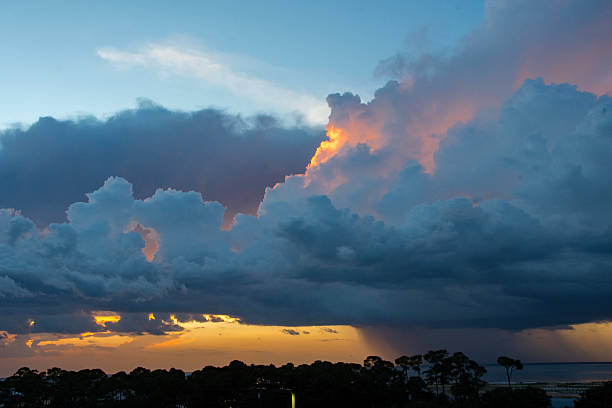 Dauphin Island - Sunset Rainstorm