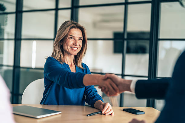 istock Handshake for the new agreement 2216873292