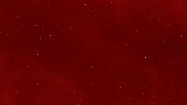 istock Red night sky galaxy background. Starry night sky. 2216880683