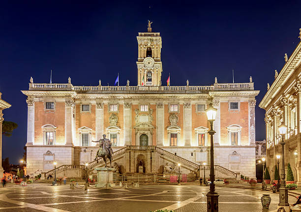 istock Capitoline Hill at night, Rome, Italy 2216882739
