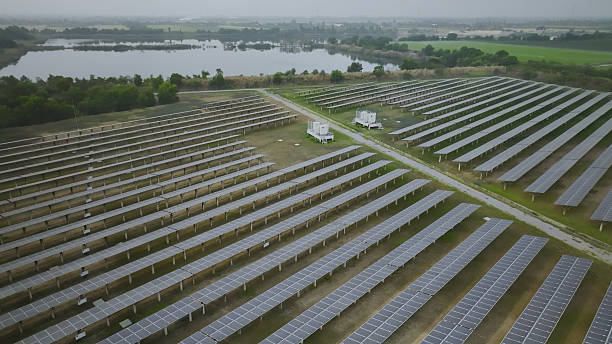 istock Solar power day technology industrial energy nature 2216895526