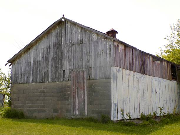 istock Barn on sunny day with blue sky. 2216895934