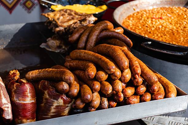 istock Romanian Sausages with Pork and Beans 2216896735