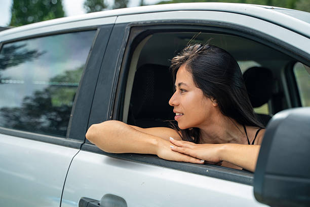 istock Connecting with the road from the car 2216901183