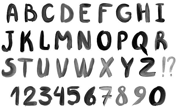 istock handwritten font carelessly drawn with paint 2216905887