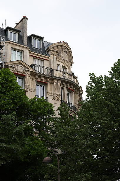 istock Historic European Building with Ornate Stonework and Classic Balconies 2216919167