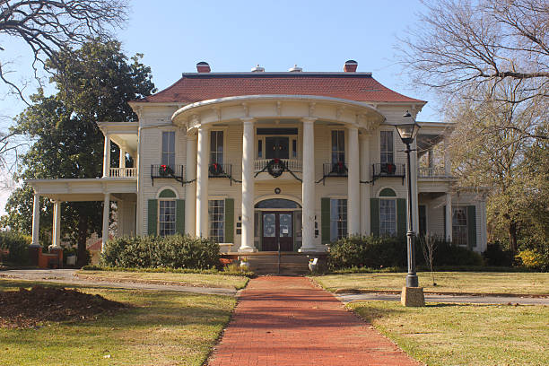 Tyler TX - January 2, 2025: Goodman LeGrand House and Museum Located in Tyler Texas
