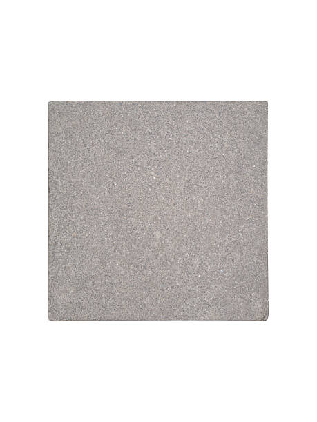 istock Gray concrete paving slab is isolated. 2216926746