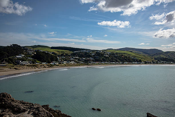 istock Castlepoint Village, shot from the Lighthouse 2216936542