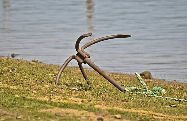 istock Anchor at the riverside 2216941260