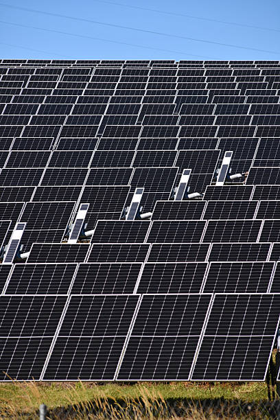 istock solar farm panels and infrastructure 2216944529